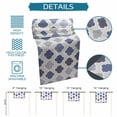 thumbnail image 6 of Grey Purple Moroccan Table Runner 90 Inches, Retro Bohemia Geometric Pattern Bed Runner Dresser Scarves Tabletop for Indoor Outdoor Parties/Ceremony/Banquet, 13" x 90", 6 of 8