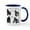 White/Navy Inside, variant on CafePress - Gorillas Of The World Mug - 11 oz Ceramic Mug - Novelty Coffee Tea Cup