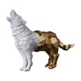 thumbnail image 2 of Estatua de animal de estilo geométrico, adorno decorativo para el hogar, figura coleccionable. 20x7x17cm, 2 of 8