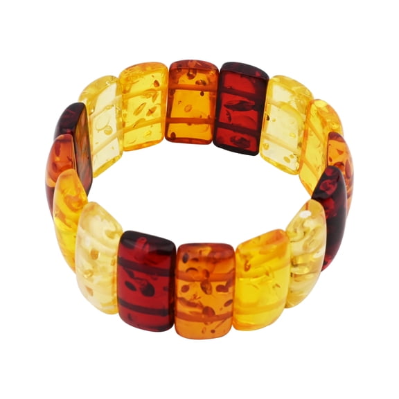 V3 Jewelry Multicolor Amber Stretch Bracelet for Women