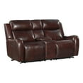 thumbnail image 2 of Intercon Furniture Wainwright Transitional Leather Loveseat in Brown, 2 of 3
