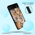 thumbnail image 4 of Glisten - Google Pixel 6A Case, Pixel 6A Case - Cat Collage Design Printed Slim Fit Rubber TPU Snap On Shockproof, 4 of 5
