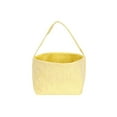 thumbnail image 2 of Bolsa de cesta de conejito de Pascua para niños | Regalo para la búsqueda de huevos de Pascua y Navidad | Bolsa de lona con asa resistente | Amarillo, morado, rosa, azul y verde, 2 of 6