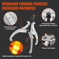 thumbnail image 3 of KFFKFF Puller Kit, Comprising 3", 4", 6", 8" Gear Pullers, 3 Jaw Gear Bearing Flywheel Pulley Extractor, 2 or 3 Reversible Jaws Wheel Puller, Functioning Vertically and Horizontally, 3 of 9