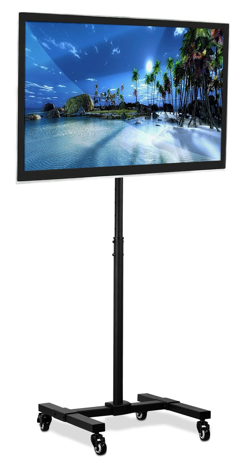 MountIt! Mobile TV Cart Fits 24"43" TVs Displays Height