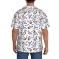 thumbnail image 3 of Logiee Monkey Submarine Captain Print Men's Button Down Shirts Short Sleeve, Summer Beach Shirts,Vacation Wedding Shirts,Men's Casual Button-Down Shirts with Pocket-3X-Large, 3 of 5