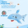 thumbnail image 5 of BSTAOFY 20 '' LED Tiburón Suave Peluche de Juguete Luz Nocturna Animal de Peluche Vida Oceánica Luminoso Brilla en la Oscuridad Compañero para la Hora de Acostarse Regalos para Niños Amigos Cumpleaños, 5 of 5