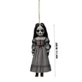 thumbnail image 2 of Cheapark 30CM Halloween Iron Scary Doll Hanging Ornament Spooky Metal Doll Pendant Outdoor Yard Hanging Decor Creepy Ghost Doll Wall Hanger For Halloween Party Porch Dec, 2 of 7