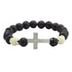 thumbnail image 3 of Pulsera de cuentas luminosas de piedra volcánica Pulsera de piedra natural Europea y pulsera de los hombres de estilo, 3 of 6