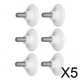 thumbnail image 1 of Patas De Metal Para Muebles De 5 X 6 X 8 Mm, Niveladoras, Para Atornillar En Azulejos, Para Sofá O Dormitorio, 1 of 10