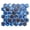 Sapphire, variant on The Tile Life Agate 4 in x 4 in Hexagon Sapphire Glossy Porcelain Mosaic Tile Sample 1 Piece