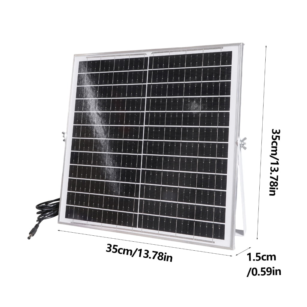 Aluminum Frame 12V 20W Monocrystalline Solars Panels For Roof Vents And Outdoor Lighting