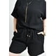 thumbnail image 5 of Conjunto blusa y short con textura Roman Fashion /Tallas Extras, 4375 (Negro) negro 40, 5 of 6
