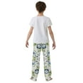 thumbnail image 4 of FORMRS Boys Pajama Pants with Pockets Size 11-12Y Kids Lounge Sleep Bottoms, Light Floral Pattern, 4 of 8
