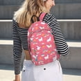 thumbnail image 5 of Lsque Yoga Unicorn Pattern Canvas Daypack, Durable Backpack, High-quality Versatile Backpack,Vintage Compact Backpack-Medium, 5 of 6