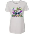 thumbnail image 3 of Inktastic Mardi Gras Masks and Beads Women's T-Shirt, 3 of 5