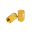thumbnail image 5 of Motoforti Universal Tire Valve Stem Caps Car Accessories Aluminum Alloy Yellow 4pcs, 5 of 6