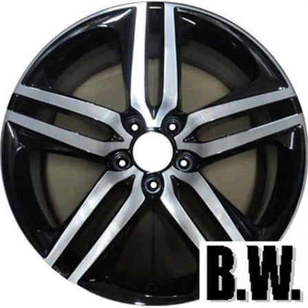 19x8 in Wheel for Honda ACCORD 2016-2017 BLACK Reconditioned Aluminum Rim