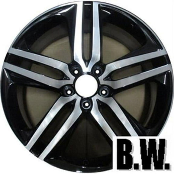 19x8 in Wheel for Honda ACCORD 2016-2017 BLACK Reconditioned Aluminum Rim
