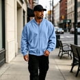 thumbnail image 4 of Men's Bomber Jacket Lightweight Casual Spring Fall Zip Up Coat with Pocket Long Sleeve Light Flight Jacket with Pockets, 4 of 5