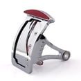 thumbnail image 2 of Chrome Billet Side Axle License Plate With LED Taillight For Harley, 2 of 4