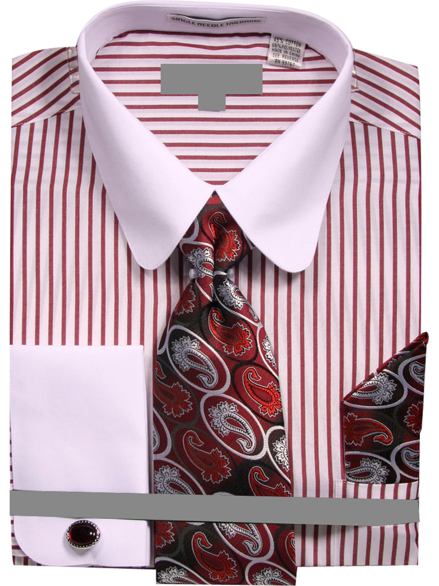 men's pinstripe dress shirt