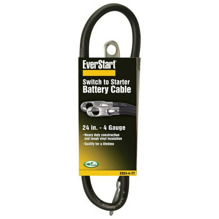 Everstart SS24-4-77 4-Gauge Switch to Starter Battery Cable,
