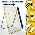 thumbnail image 6 of Volleyball Rebounder Net, Volleyball Training Equipment, Bounce Back Net for Volley Ball Practice with 5 Adjustable Rebound Angles 7x4 ft, 6 of 8
