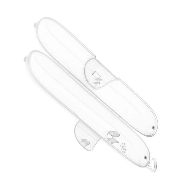 Caja de almacenamiento Wosthever para cepillos de plástico ligera transparente
