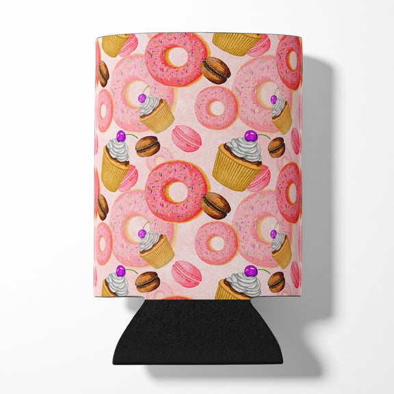 Watercolor Sweet Pastries Can or Bottle Hugger