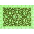 thumbnail image 1 of Ahgly Company Indoor Rectangle Oriental Green Modern Area Rugs, 8' x 10', 1 of 4