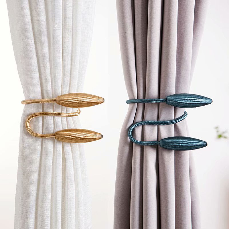 Curtain Buckle Holder Minimalist Curtains Tie-Back Clips Punch-free For Bedroom 