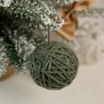 thumbnail image 6 of Kiskick Christmas Yarn Ball Ornament Colorful Holiday Yarn Ball 2pcs Christmas Yarn Ball Pendant for Festive Xmas Tree Hanging Ornament, 6 of 8