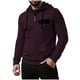 thumbnail image 2 of Sudadera con capucha para hombre, de colores sólidos, informal, con capucha, de manga larga, con bolsillo falso, para ejercicio, blusa de poliéster para hombre, 2 of 6