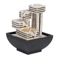 thumbnail image 2 of Fuente de agua interior Fuentes de cascada Fuentes de mesa Micro paisaje portátil decorativo con LED para pecera Decoración de jardín Soledad fuente de interior, 2 of 10