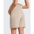 thumbnail image 5 of G4Free EverGoing Maternity Athletic Shorts with Pockets Over The Belly Drawstring Casual Pregnancy Shorts Yoga Workout, 5 of 8