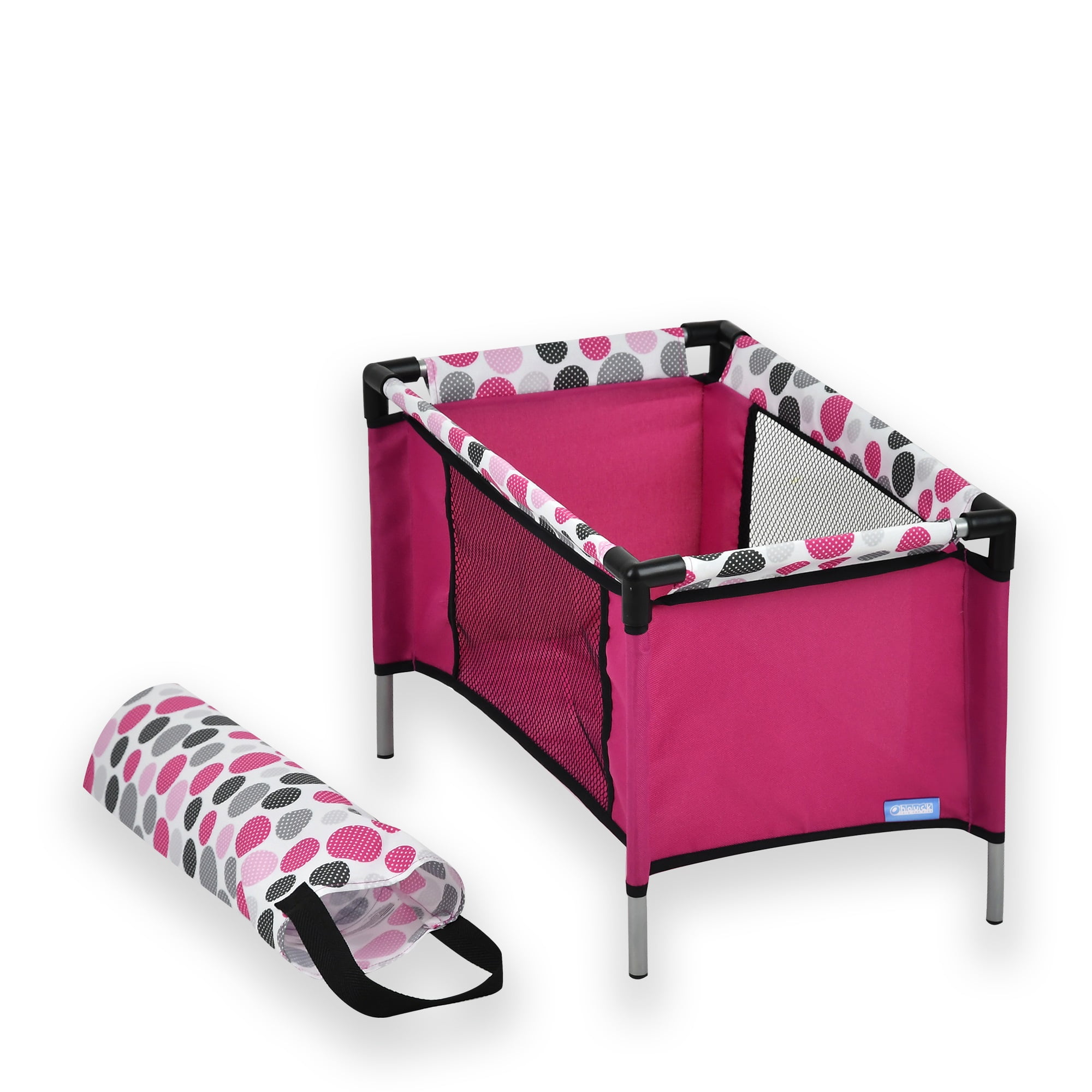 Dolls Travel Cot Bed Play Yard Toy Child Role Play Toys Gift Foldable