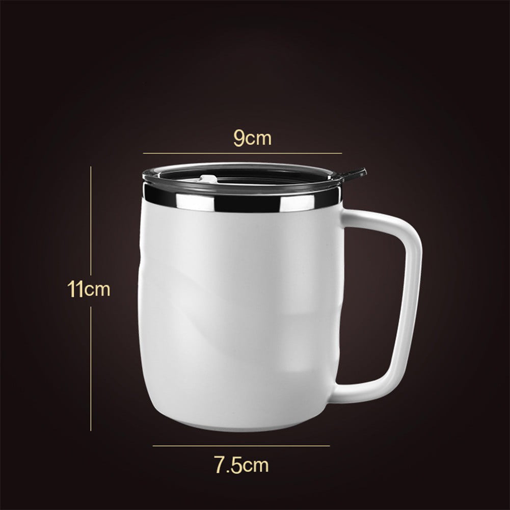 Thermos Travel Mug 400ML Thermal Cup Drink Hot Tea Coffee Flask Fit Car Holders 