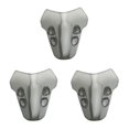 thumbnail image 1 of relayinert Constructed With ABS Plastic Motorcycle Windscreen Offers Long-lasting gray 3Set, 1 of 6