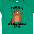 thumbnail image 4 of Inktastic Finally It's Groundhog Day Boys or Girls Baby Bodysuit, 4 of 5