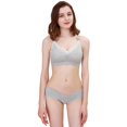 thumbnail image 2 of Xmarks Womens Cotton Maternity Underwear,Healthy Maternity Pregnancy Panties Postpartum Mother Under Bump Underwear Gray, 2 of 11