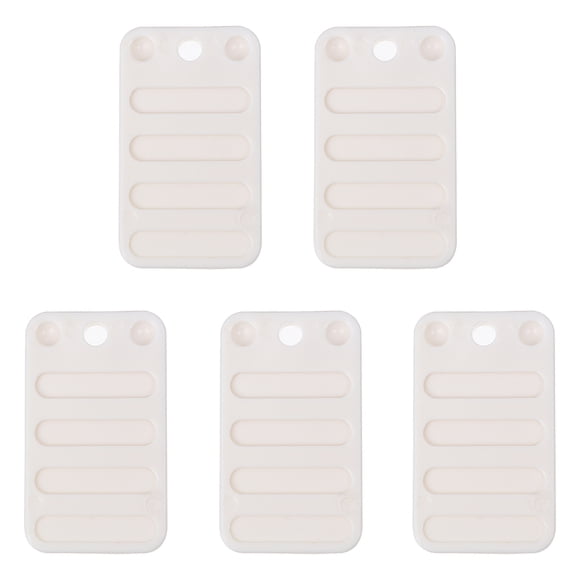 Miangastore 5Pcs Furniture Feet Mats Simple Sofa Leg Bed Foot Base Raising Pads (White)