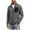 Gray, variant on Men's Winter Warm Casual Jacket with Zipper Pockets Stand Collar Zip Up Golf Jackets Coat Windbreaker