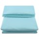 thumbnail image 1 of Juego de cama con funda nórdica y funda de almohada de algodón lavado con lazos sólidos, color verde (n.° 2), 1 of 8