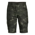 thumbnail image 3 of Burnside Men's Microfiber 10" Cargo Shorts, Waist Sizes 30"-40", Mens Shorts, 3 of 6