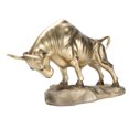 thumbnail image 3 of Fyearfly Estatuilla de Toro Dorado, Estatua de Buey Feng Shui Chino de Resina, Adornos de Escultura de Buena Suerte y Riqueza Auspiciosa para Decoración de Oficina en el Hogar, 3 of 5