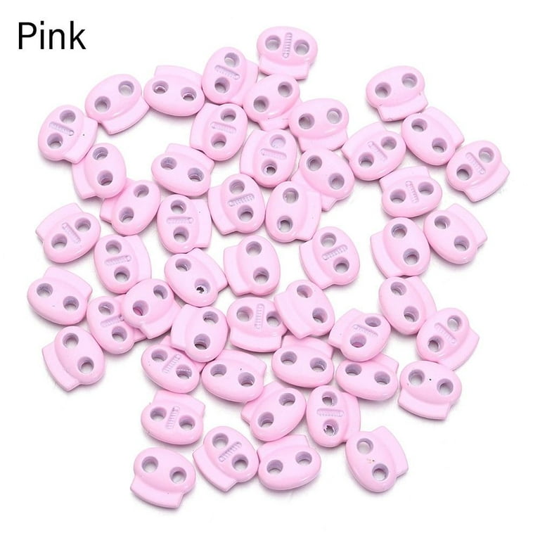 50pcs Newest Coat Accessories Handmade Metal Mini Horn Button Dolls Clothes  Sewing Ultra-small Buttons DIY Making Buckles PINK 