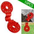 thumbnail image 2 of Toile d'Ombrage pour Plantes Toile d'Ombrage Verrouillage Robuste, Clips Ronds en Plastique Noir pour Filet d'Ombrage Accessoires pour Jardin Toile d'Ombrage, 2 of 9