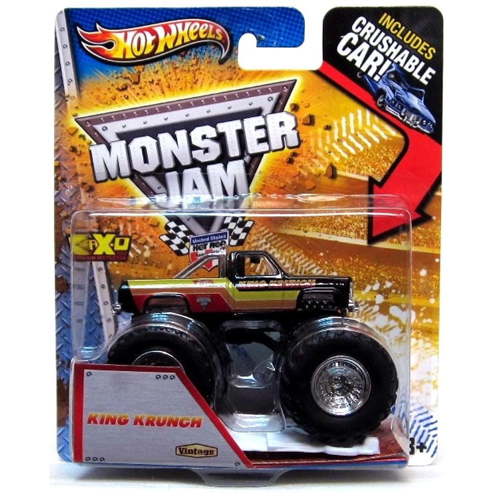 2012 Hot Wheels Monster Jam King Krunch Includes Crushable Car MaxD