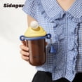thumbnail image 4 of Sidagar 18 fl oz Leakproof Stainless Stee Insulated Water Bottle with Straw, Wide Mouth, Caramel Cone, 4 of 9